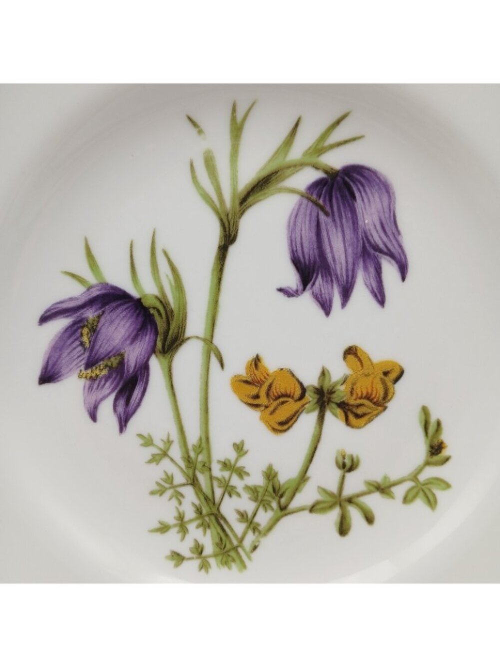 Biltmore Crochet Flower Salad Plates Set 4 Botanical Fine China 9” - Picture 8 of 10